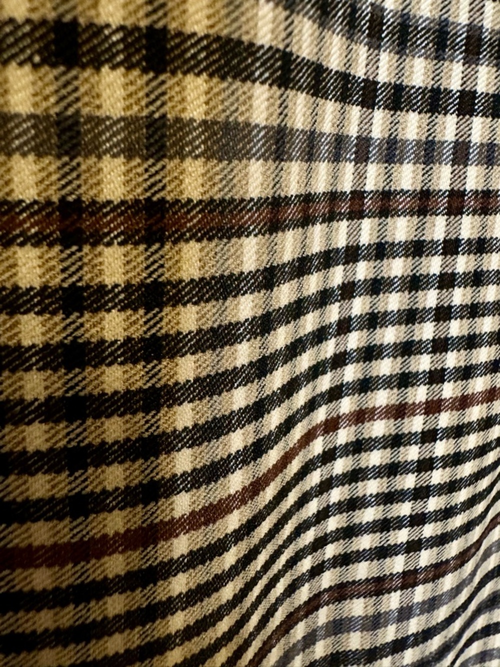 Maurices Black, Tan and Brown Gingham Trousers - Picture 3 of 4
